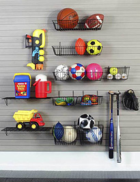 Now you can have the most organized garage and storage area in your neighbourhood.